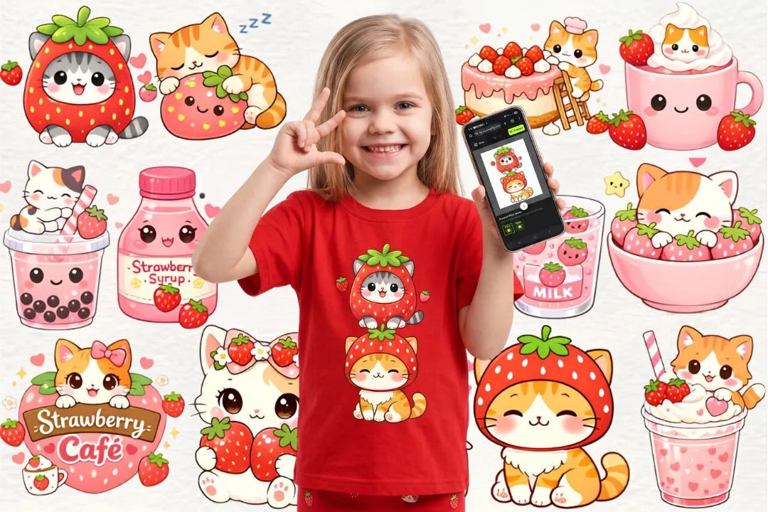 strawberry cat
